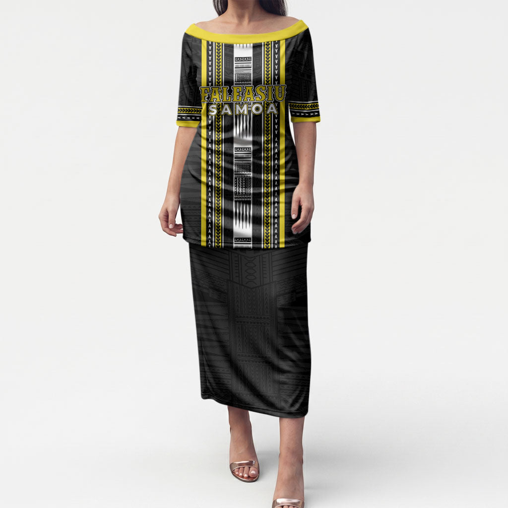 Personalised Faleasiu Samoa Puletasi Samoan Tribal Pattern