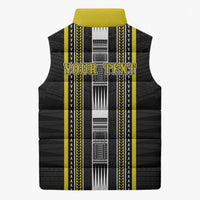 Personalised Faleasiu Samoa Sleeveless Puffer Jacket Samoan Tribal Pattern LT05 - Polynesian Pride