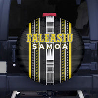 Faleasiu Samoa Spare Tire Cover Samoan Tribal Pattern LT05 No hole Yellow - Polynesian Pride