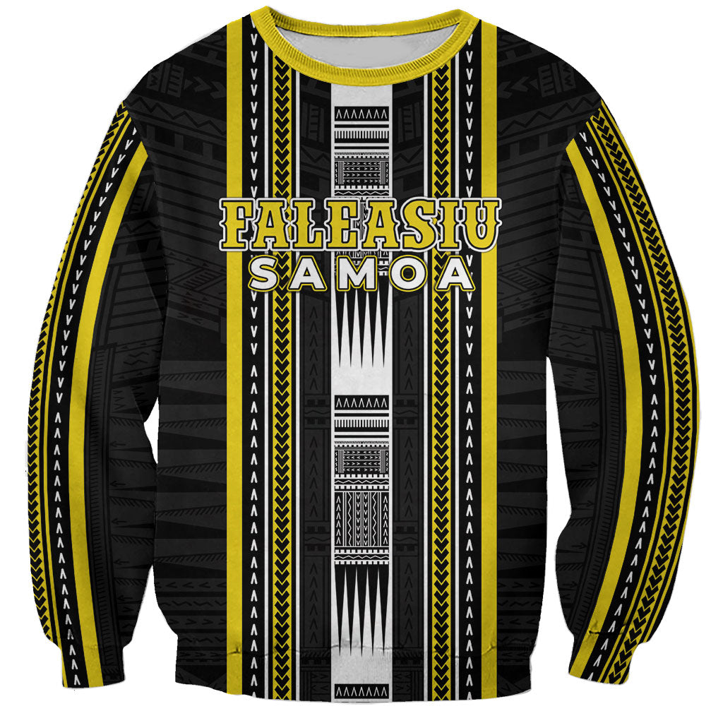 Personalised Faleasiu Samoa Sweatshirt Samoan Tribal Pattern