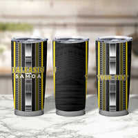 Personalised Faleasiu Samoa Tumbler Cup Samoan Tribal Pattern