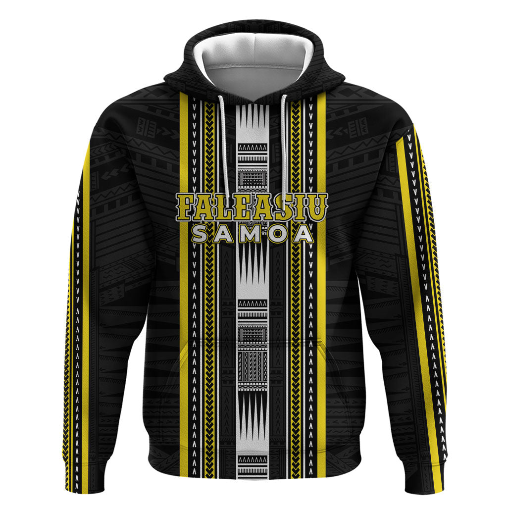 Personalised Faleasiu Samoa Zip Hoodie Samoan Tribal Pattern