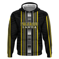 Personalised Faleasiu Samoa Zip Hoodie Samoan Tribal Pattern