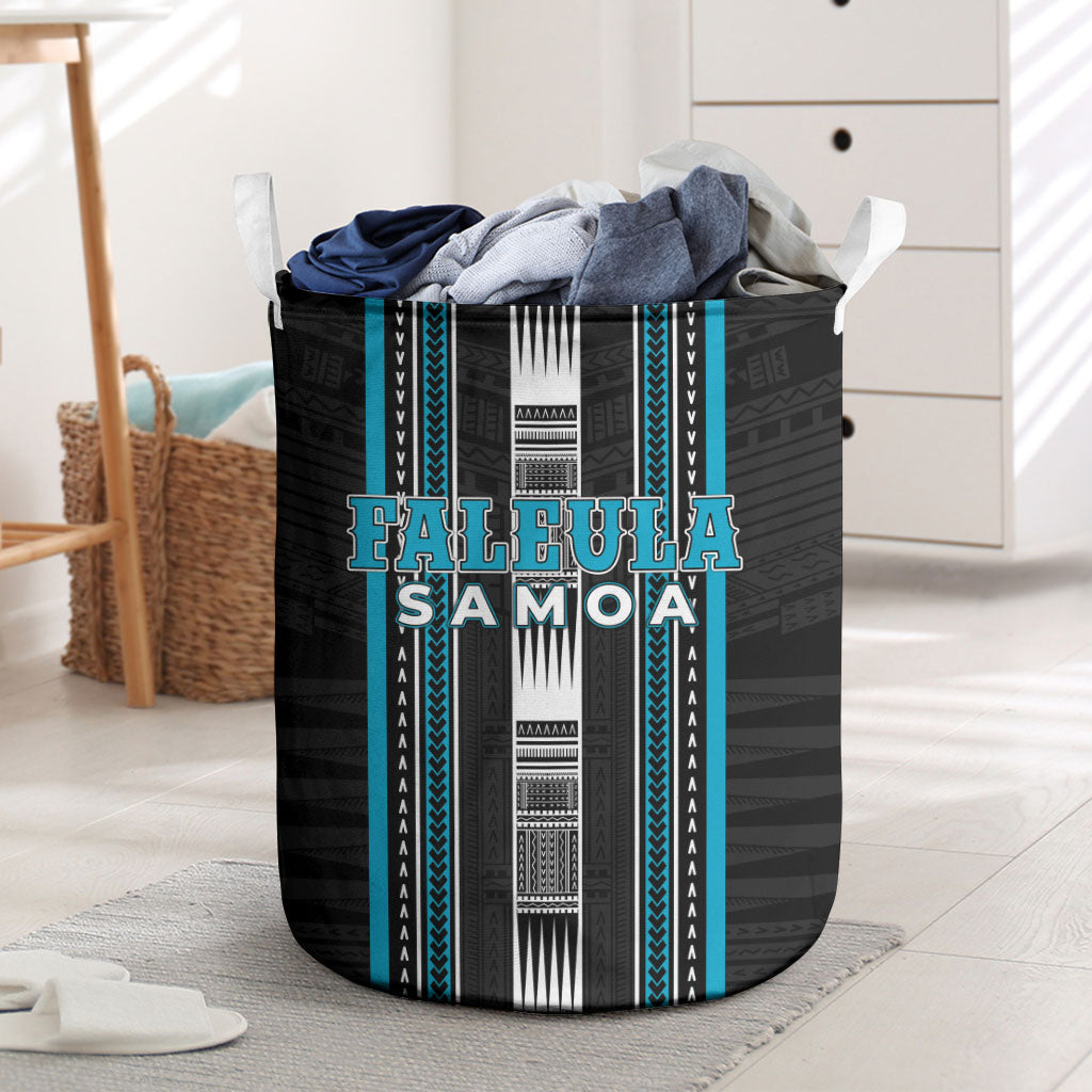 Faleula Samoa Laundry Basket Samoan Tribal Pattern