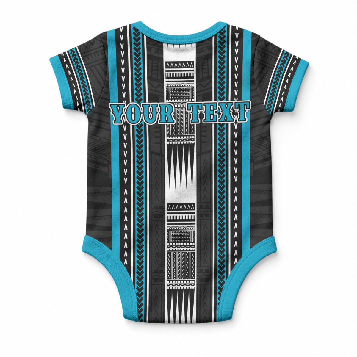 Personalised Faleula Samoa Baby Onesie Samoan Tribal Pattern