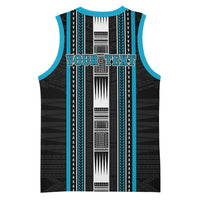 Personalised Faleula Samoa Basketball Jersey Samoan Tribal Pattern LT05 - Polynesian Pride