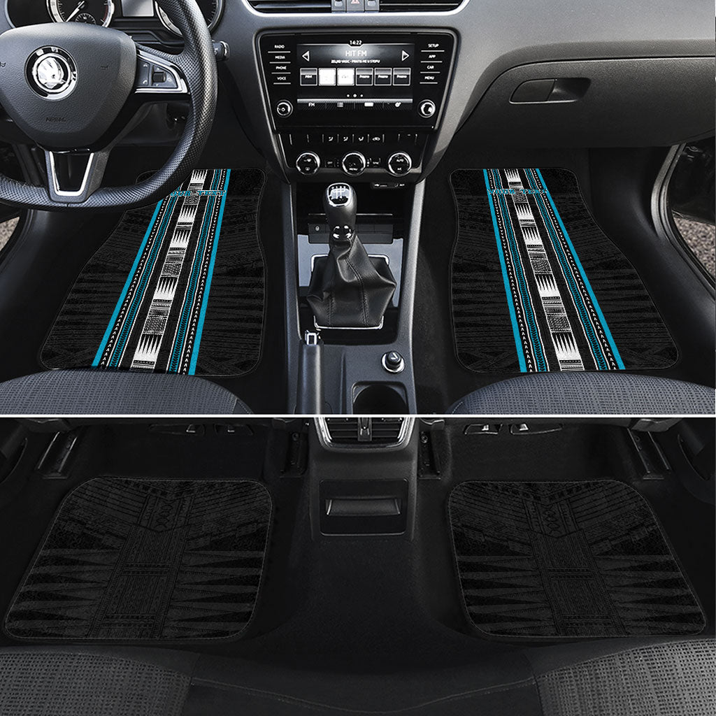 Personalised Faleula Samoa Car Mats Samoan Tribal Pattern