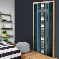 Personalised Faleula Samoa Door Cover Samoan Tribal Pattern