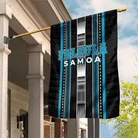 Faleula Samoa Garden Flag Samoan Tribal Pattern LT05 House Flag Blue - Polynesian Pride