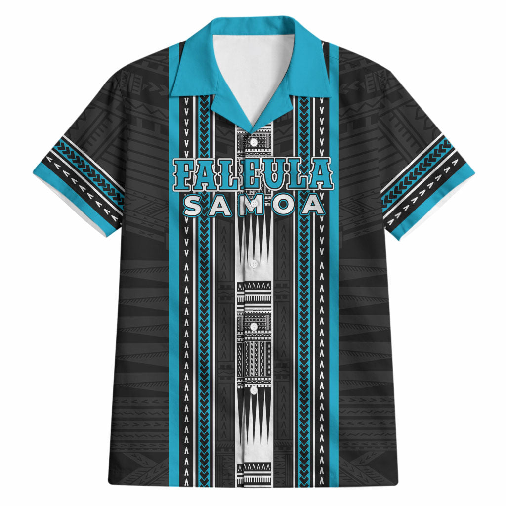 Personalised Faleula Samoa Hawaiian Shirt Samoan Tribal Pattern