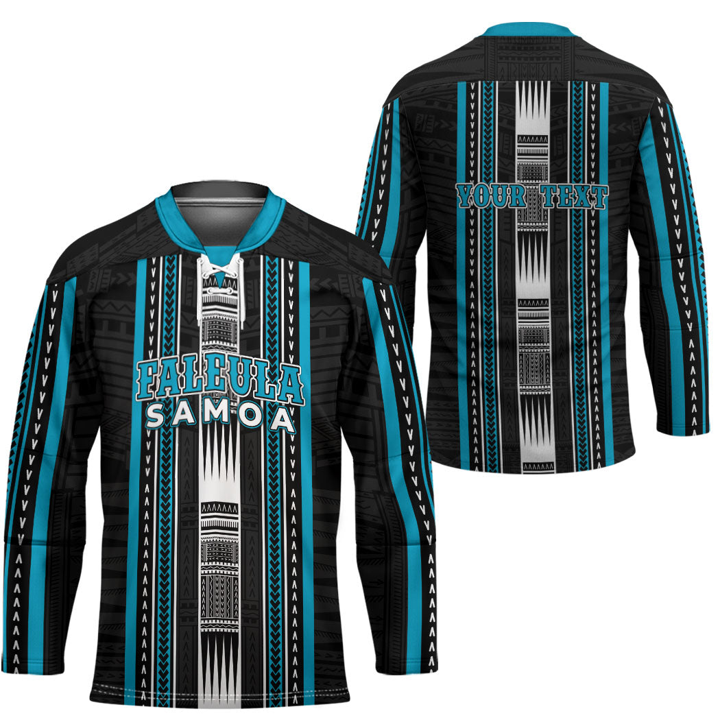 Personalised Faleula Samoa Hockey Jersey Samoan Tribal Pattern LT05 - Polynesian Pride