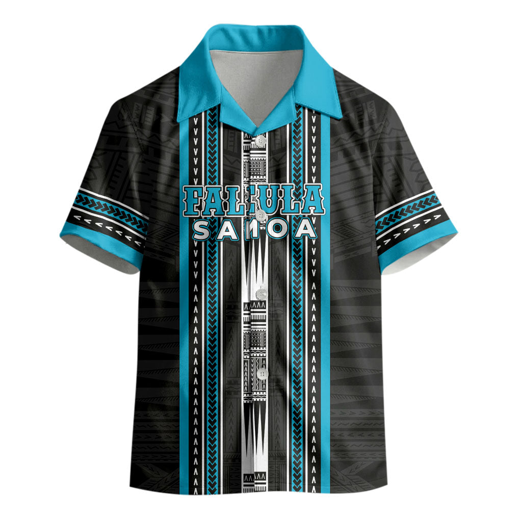 Personalised Faleula Samoa Kid Hawaiian Shirt Samoan Tribal Pattern
