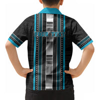 Personalised Faleula Samoa Kid Hawaiian Shirt Samoan Tribal Pattern