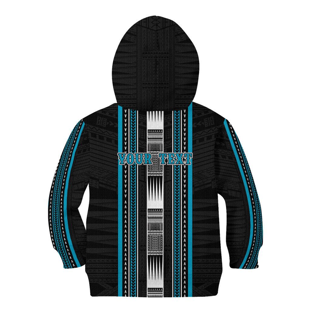 Personalised Faleula Samoa Kid Hoodie Samoan Tribal Pattern