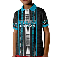 Personalised Faleula Samoa Kid Polo Shirt Samoan Tribal Pattern