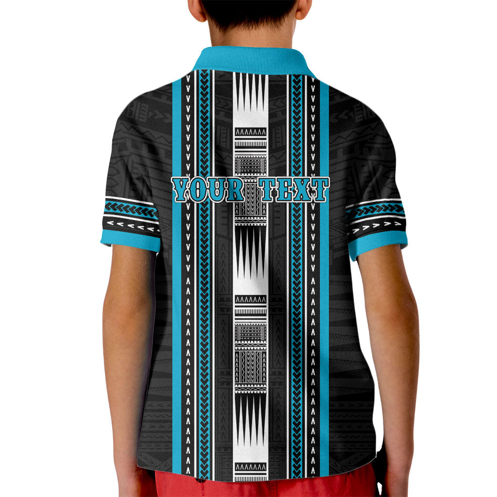 Personalised Faleula Samoa Kid Polo Shirt Samoan Tribal Pattern