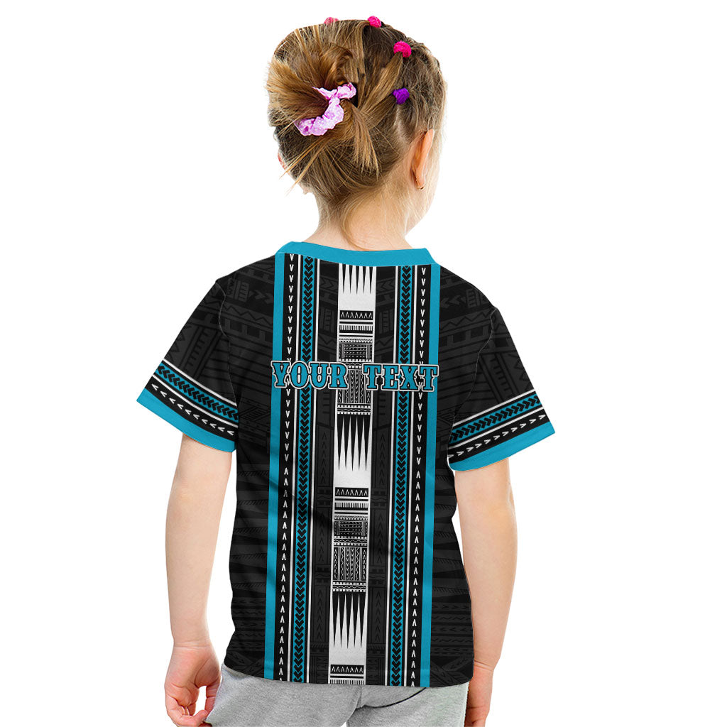 Personalised Faleula Samoa Kid T Shirt Samoan Tribal Pattern