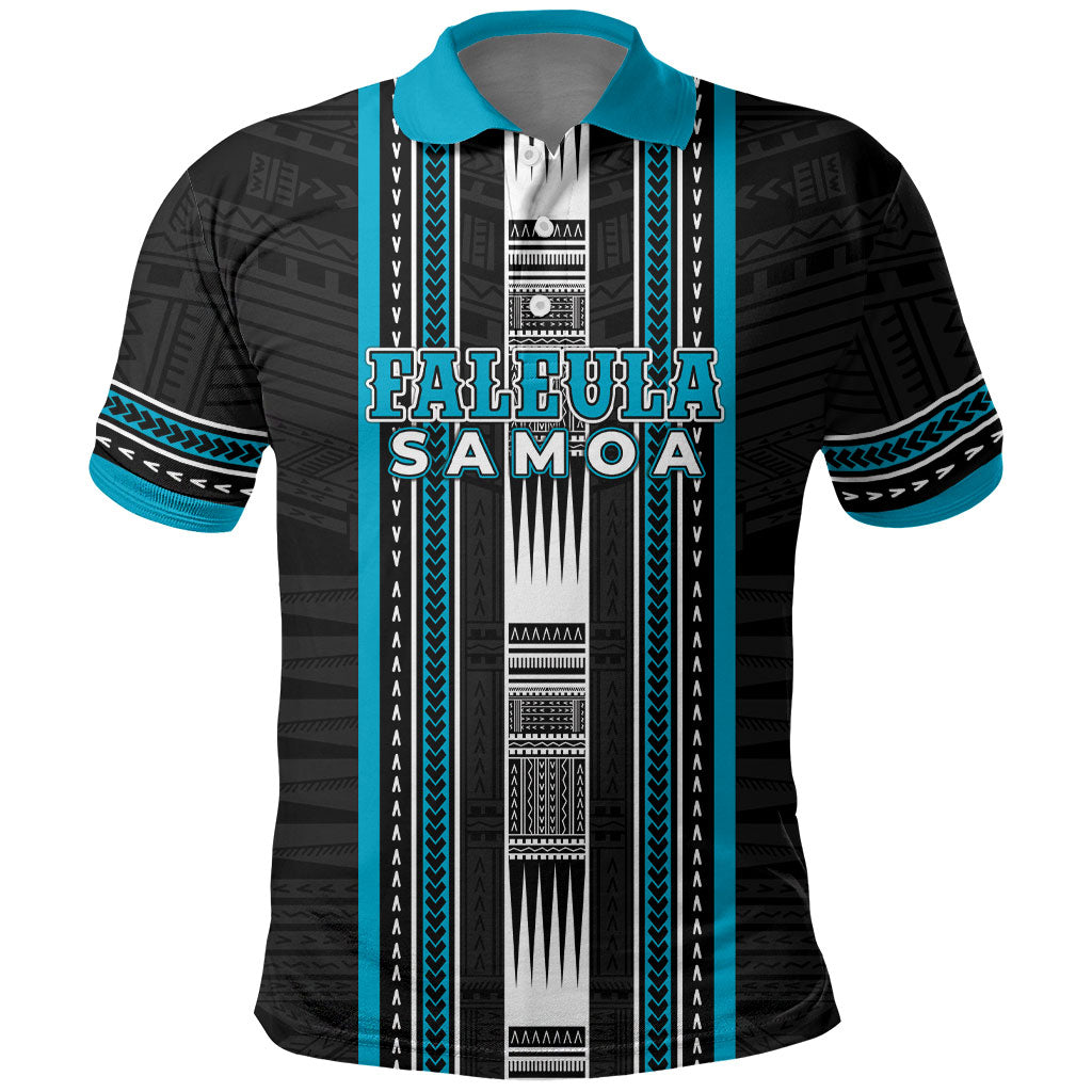 Personalised Faleula Samoa Polo Shirt Samoan Tribal Pattern