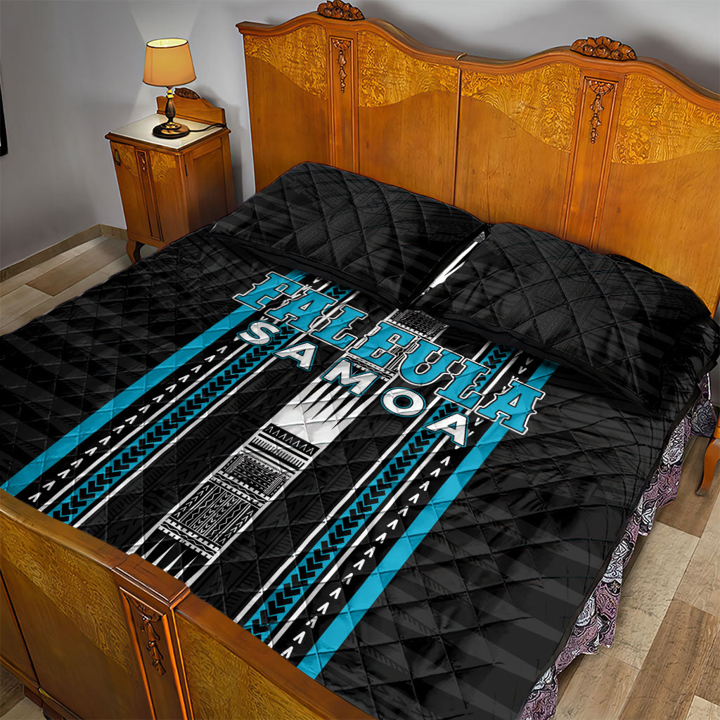 Faleula Samoa Quilt Bed Set Samoan Tribal Pattern