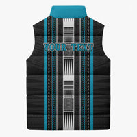 Personalised Faleula Samoa Sleeveless Puffer Jacket Samoan Tribal Pattern LT05 - Polynesian Pride