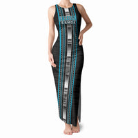 Personalised Faleula Samoa Tank Maxi Dress Samoan Tribal Pattern