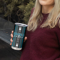 Personalised Faleula Samoa Tumbler Cup Samoan Tribal Pattern