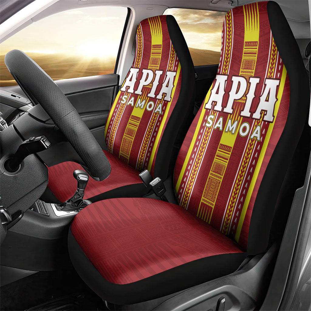Apia Samoa Car Seat Cover Samoan Tribal Pattern