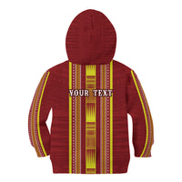 Personalised Apia Samoa Kid Hoodie Samoan Tribal Pattern