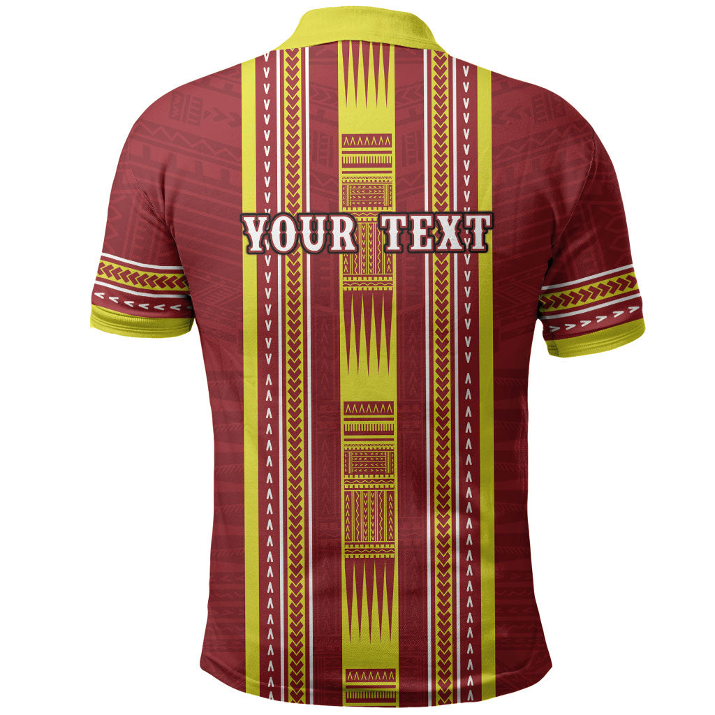 Personalised Apia Samoa Polo Shirt Samoan Tribal Pattern