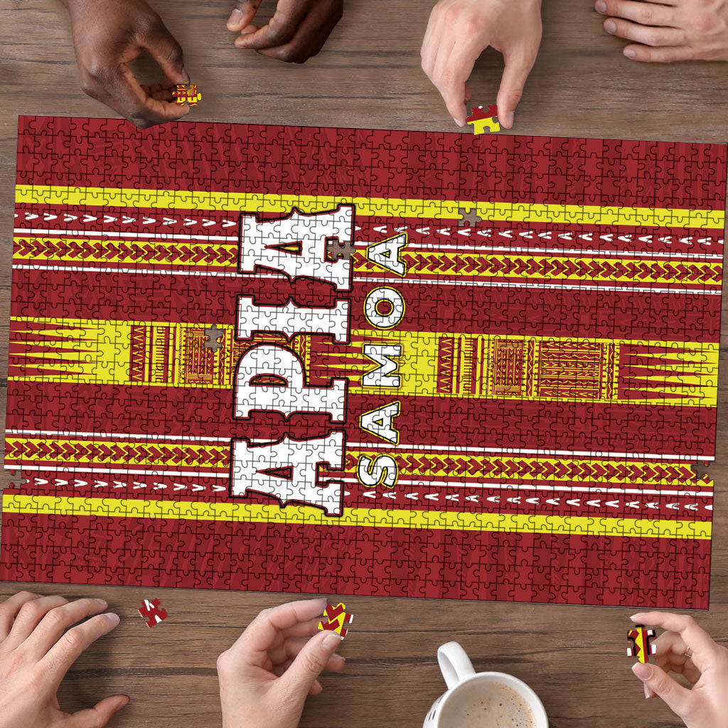 Apia Samoa Puzzle Samoan Tribal Pattern LT05 - Polynesian Pride