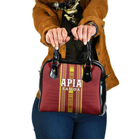 Apia Samoa Shoulder Handbag Samoan Tribal Pattern LT05 One Size Red - Polynesian Pride