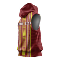 Personalised Apia Samoa Sleeveless Hoodie Samoan Tribal Pattern LT05 - Polynesian Pride