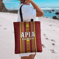 Apia Samoa Tote Bag Samoan Tribal Pattern LT05 - Polynesian Pride