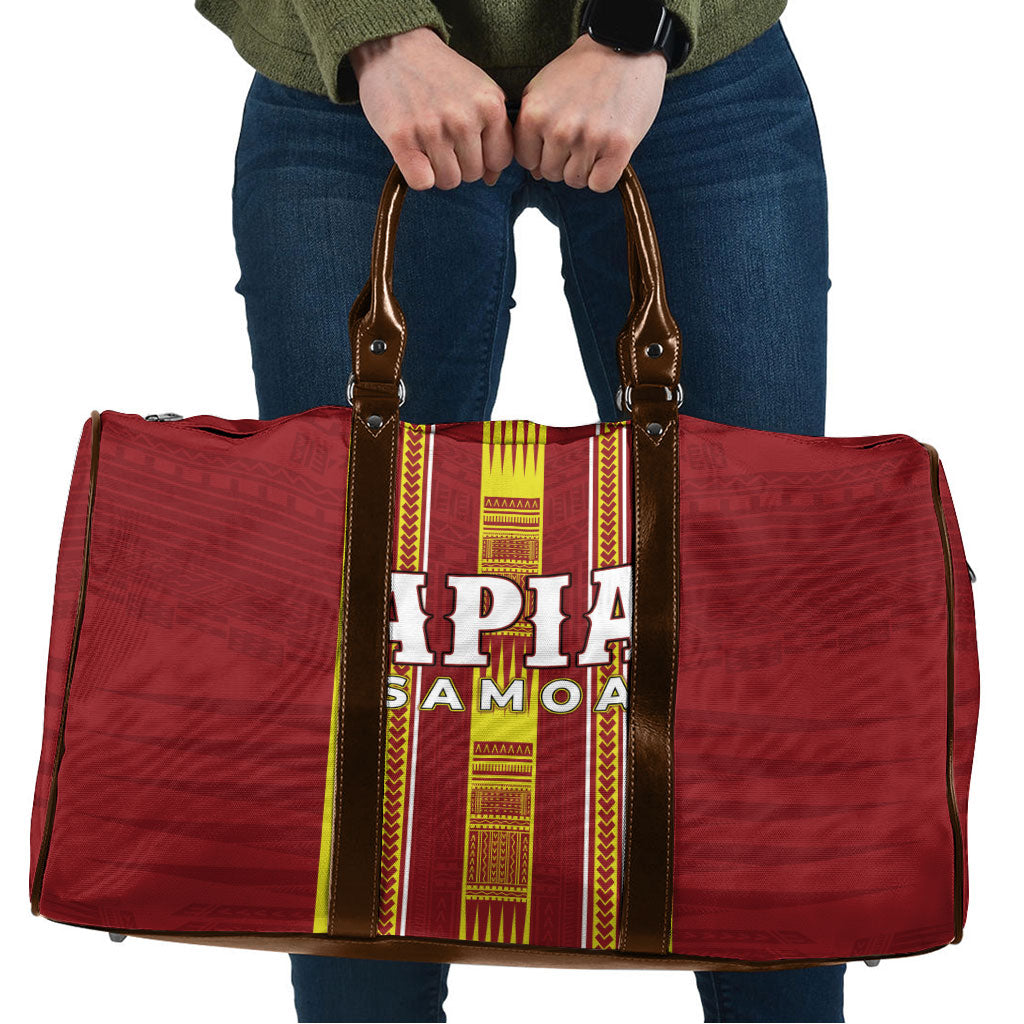 Apia Samoa Travel Bag Samoan Tribal Pattern