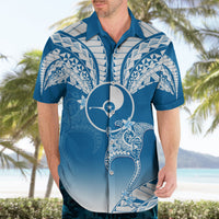 FSM Yap Constitution Day Hawaiian Shirt Polynesian Batoids LT05 - Polynesian Pride