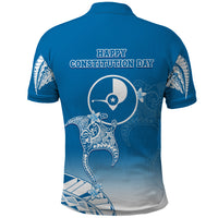 FSM Yap Constitution Day Polo Shirt Polynesian Batoids LT05 - Polynesian Pride