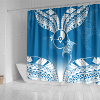 FSM Yap Constitution Day Shower Curtain Polynesian Batoids LT05 - Polynesian Pride