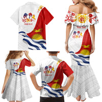 Personalised Kiribati Human Rights Day Family Matching Mermaid Dress and Hawaiian Shirt Polynesian Style LT05 - Polynesian Pride