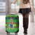 Cook Islands Christmas Luggage Cover Santa Coat Of Arms Meri Kiritimiti LT05 - Polynesian Pride