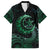 Personalised Polynesia Hawaiian Shirt With Islam Crescent And Star LT05 Green - Polynesian Pride