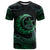 Personalised Polynesia T Shirt With Islam Crescent And Star LT05 Green - Polynesian Pride