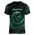 Personalised Polynesia Women V Neck T Shirt With Islam Crescent And Star LT05 - Polynesian Pride