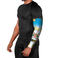 Fiji Christmas Arm Sleeves Snow Globe With Fijian Santa LT05