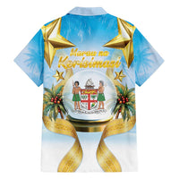Fiji Christmas Hawaiian Shirt Snow Globe With Fijian Santa LT05