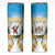 Fiji Christmas Skinny Tumbler Snow Globe With Fijian Santa LT05