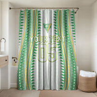 Cook Islands Rugby Custom Bathroom Set Kuki Tribal Pattern White Version LT05 Shower Curtain Only White - Polynesian Pride