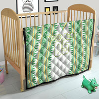 Cook Islands Rugby Custom Quilt Kuki Tribal Pattern White Version LT05 - Polynesian Pride