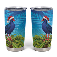 New Zealand Christmas Tumbler Cup Pukeko With Ponga Tree Silver Fern LT05 Multicolor - Polynesian Pride
