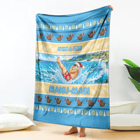 New Zealand Christmas Blanket Have A Kiwi Manu-Mas LT05 - Polynesian Pride