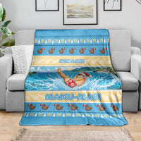 New Zealand Christmas Blanket Have A Kiwi Manu-Mas LT05 - Polynesian Pride
